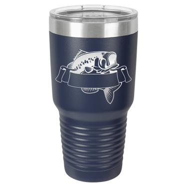Personalized Fishing 30oz Ringneck Tumbler